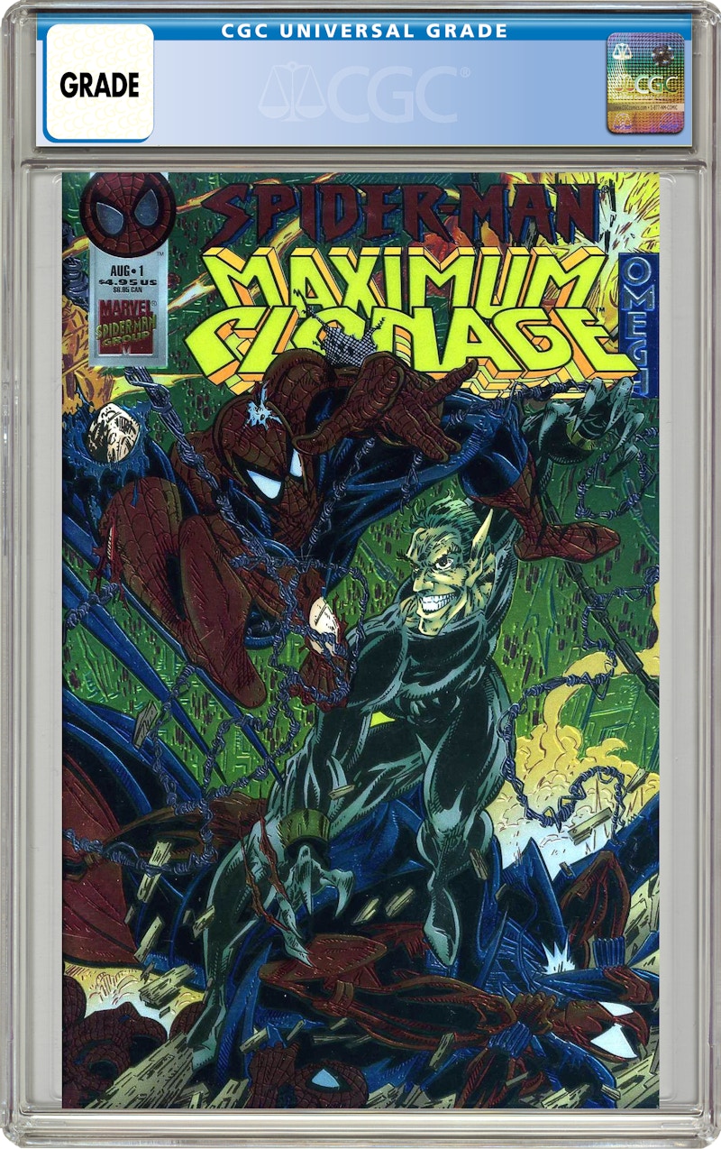 Marvel Spider Man Maximum Clonage Omega 1995 1 Comic Book CGC