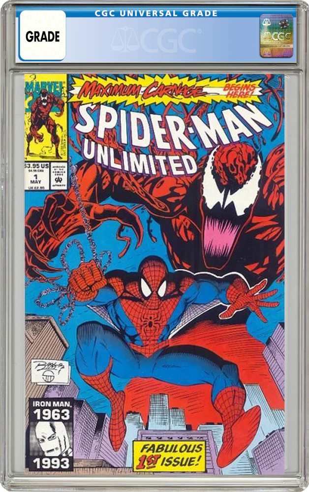 Marvel Spider-Man Unlimited #1 Comic Book CGC Graded - US