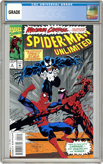 Marvel Spider-Man Unlimited (1993 1st Series) #2 Comic Book CGC Graded - ES