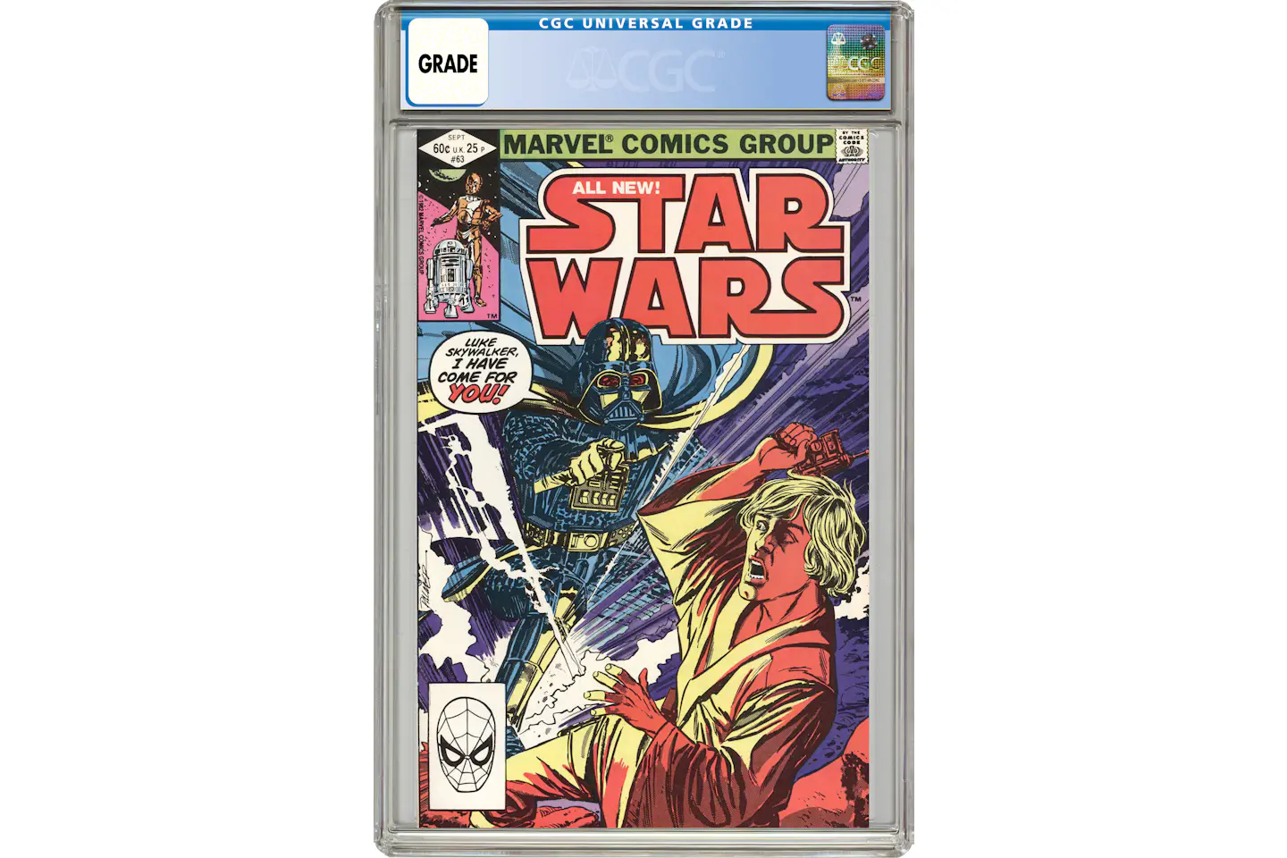 Marvel Star Wars (1977 Marvel) #63 Comic Book CGC Graded - CN