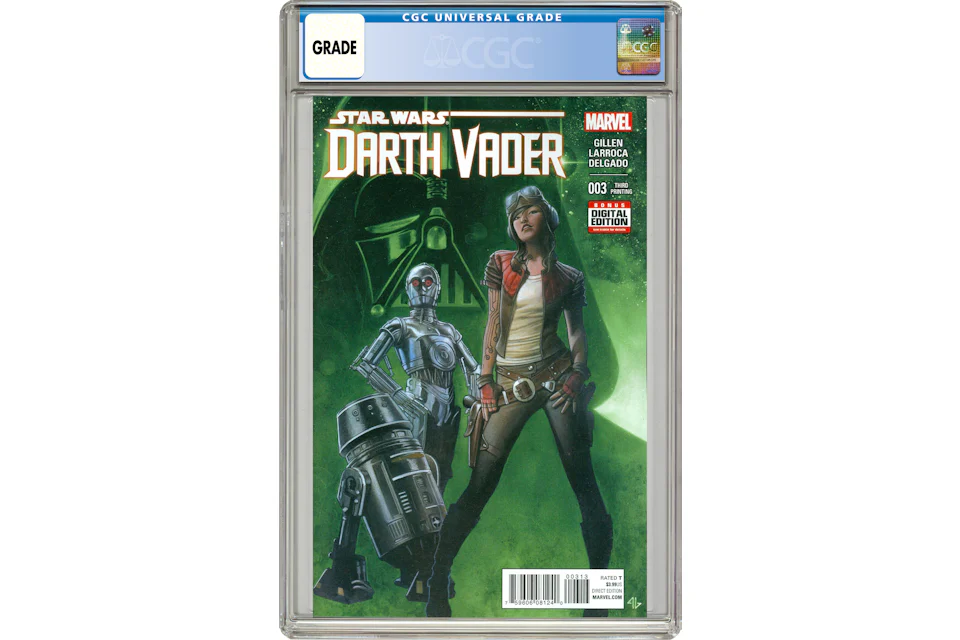 Marvel Star Wars Darth Vader (2015 Marvel) #3REP.3RD Comic Book CGC Graded