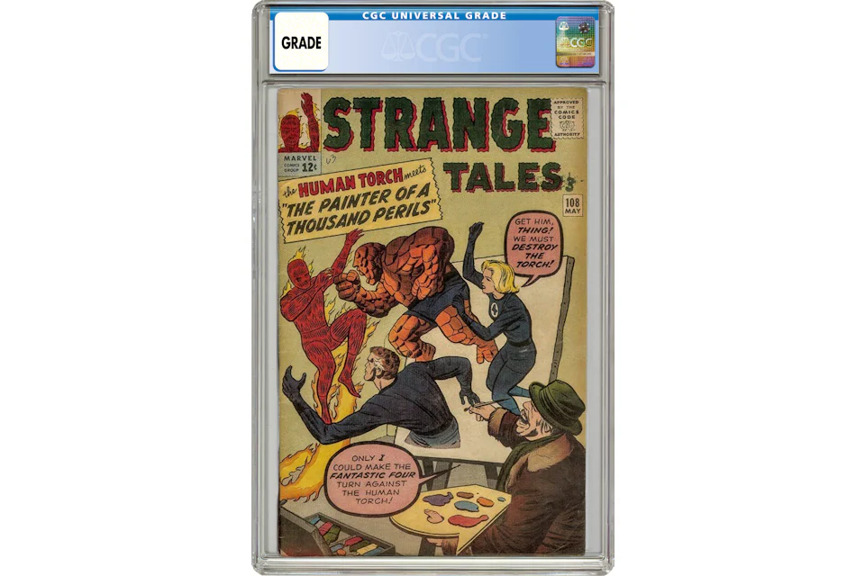 Marvel Strange Tales #108 (The Human Torch Meets The Painter of a Thousand Perils) Comic Book CGC Graded