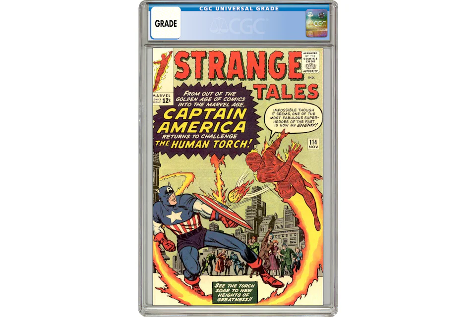 Marvel Strange Tales #114 (Captain America Key Issue) Comic Book CGC Graded