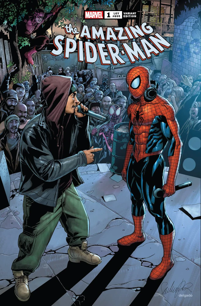 ondanks Vermindering klep Marvel The Amazing Spider-Man (2022) #1 Eminem Variant Comic Book - US