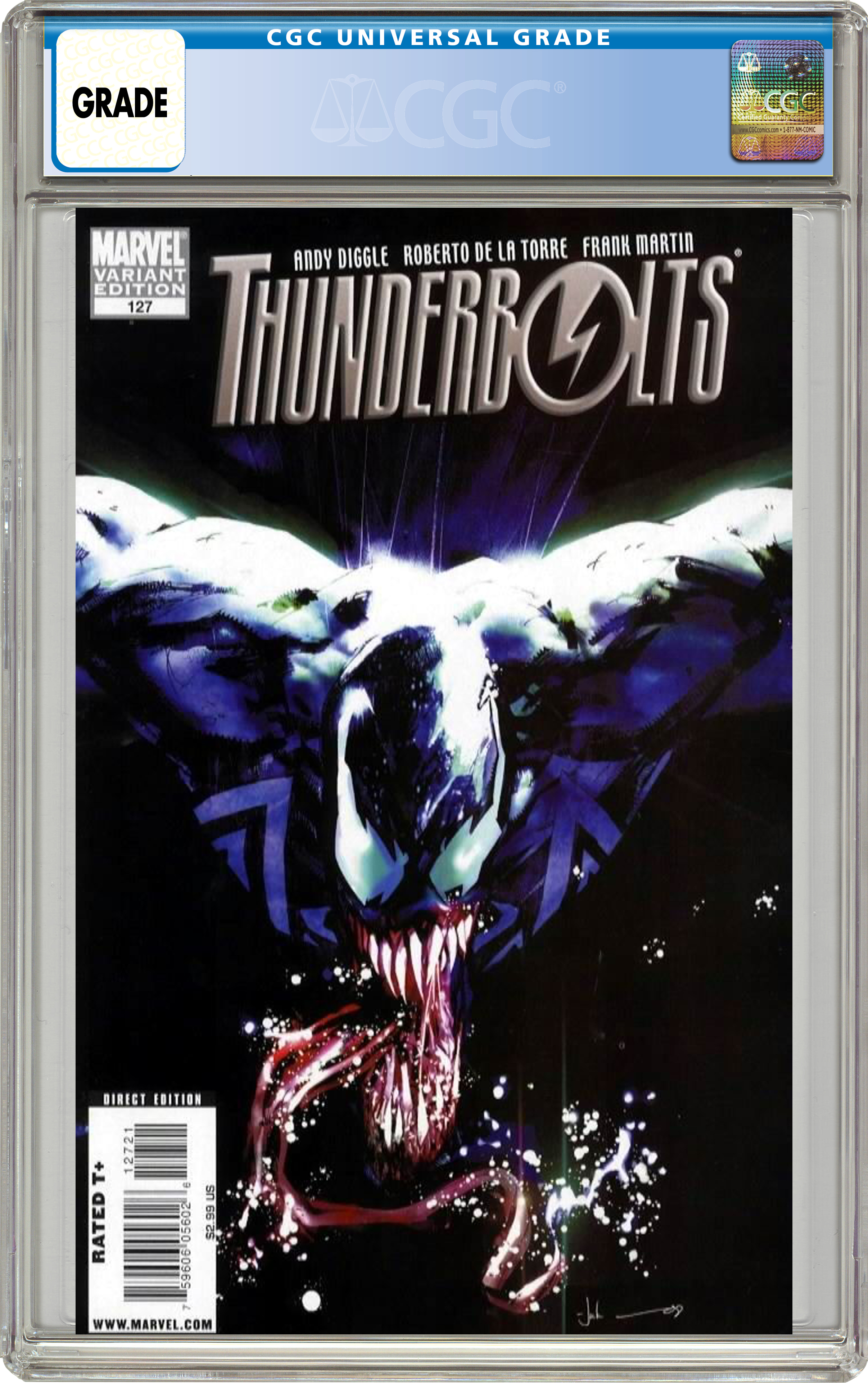 Marvel Thunderbolts (1997 Marvel) #127B Comic Book CGC Graded - CN