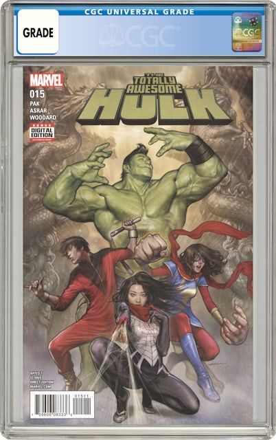 Marvel Totally Awesome Hulk (2016 Marvel) #15A Comic Book CGC