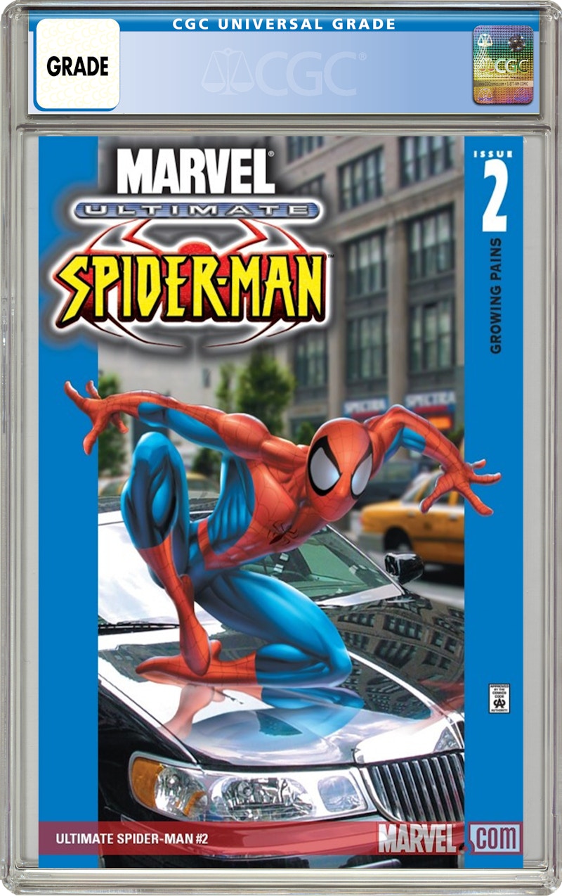 Marvel Ultimate Spider-Man #2 Variant Cover Comic Book CGC Graded - US