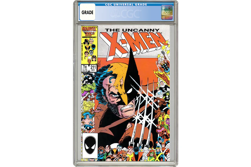 Marvel Uncanny X-Men #211 Comic Book CGC Graded - JP