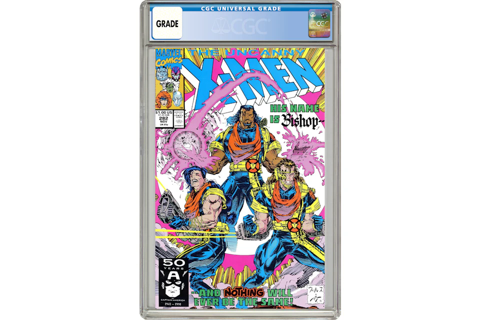Marvel Uncanny X-Men #282 (1st App. of Bishop) Comic Book CGC Graded