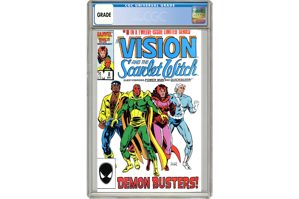 Marvel Vision and the Scarlet Witch (1985 2nd Series) #8 Comic Book CGC Graded