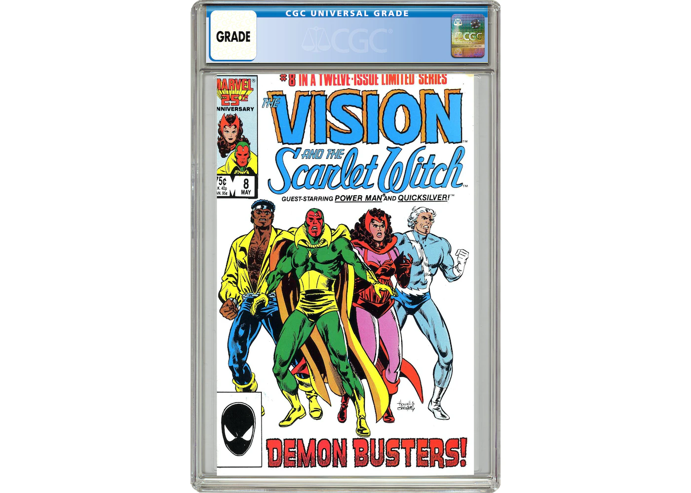Marvel Vision and the Scarlet Witch (1985 2nd Series) #8 Comic Book CGC  Graded - US