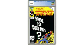 Marvel Web of Spider-Man (1985 1st Series) #18 Comic Book CGC Graded
