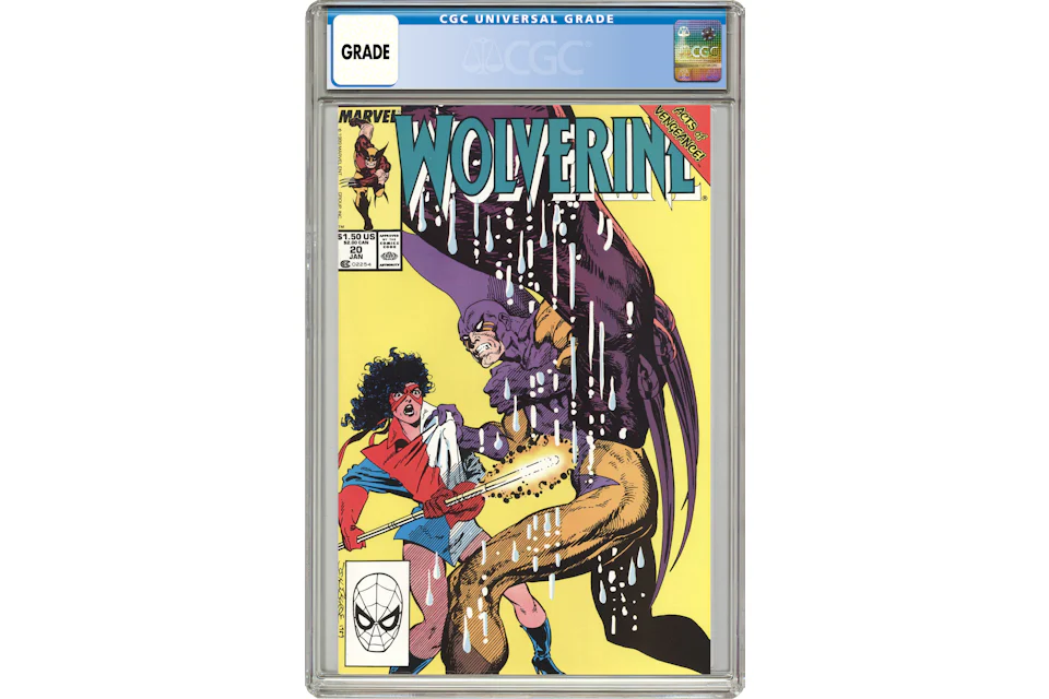 Marvel Wolverine (1988 1st Series) #20 Comic Book CGC Graded
