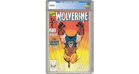 Marvel Wolverine (1988 1st Series) #27 Comic Book CGC Graded