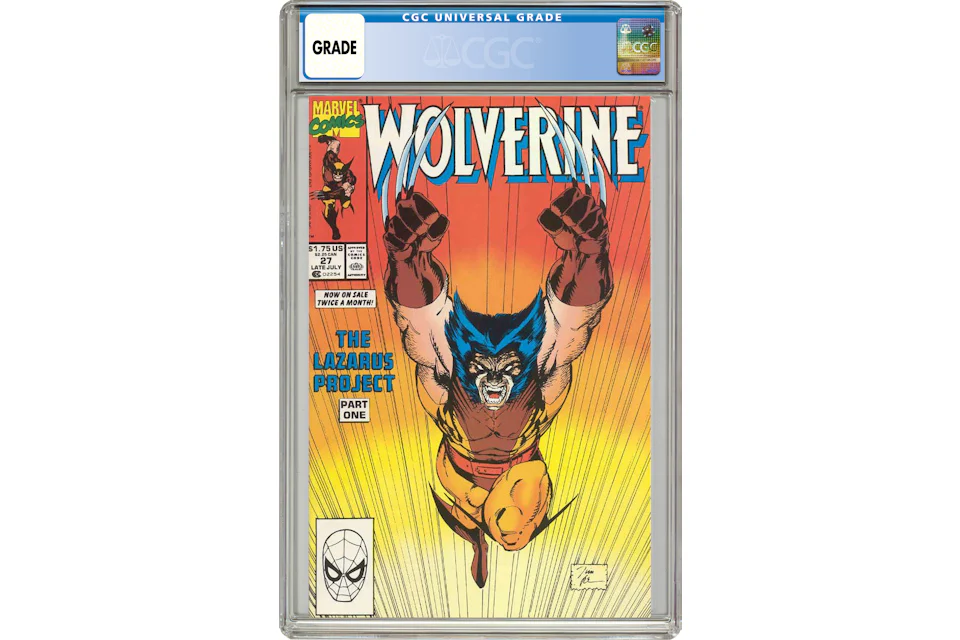 Marvel Wolverine (1988 1st Series) #27 Comic Book CGC Graded