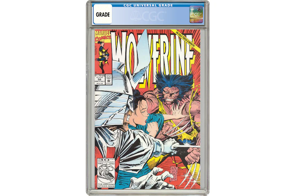 Marvel Wolverine (1988 1st Series) #56 Comic Book CGC Graded