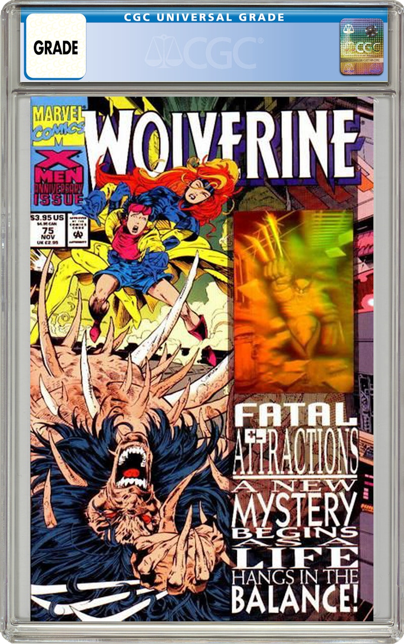 Marvel Wolverine 75 Comic Book CGC Graded CN