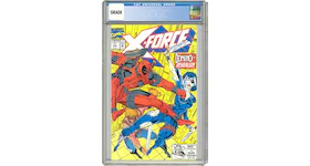 Marvel X-Force #11 (1st App. of "Real" Domino; Deadpool App.) Comic Book CGC Graded