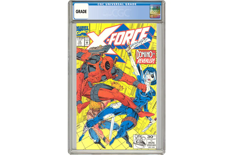Marvel X-Force #11 (1st App. of "Real" Domino; Deadpool App.) Comic Book CGC Graded