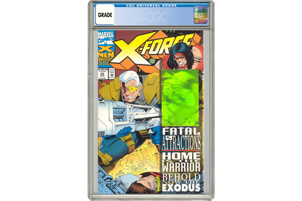 Marvel X-Force (1991 1st Series) #25 Comic Book CGC Graded