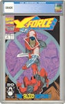 Marvel X-Force #2 (2nd App. of Deadpool; 1st App. of Weapon X) Comic Book CGC Graded