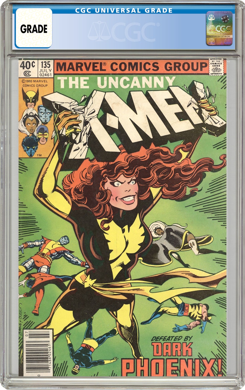 Marvel XMen 135 (Dark Phoenix) Comic Book CGC Graded FR