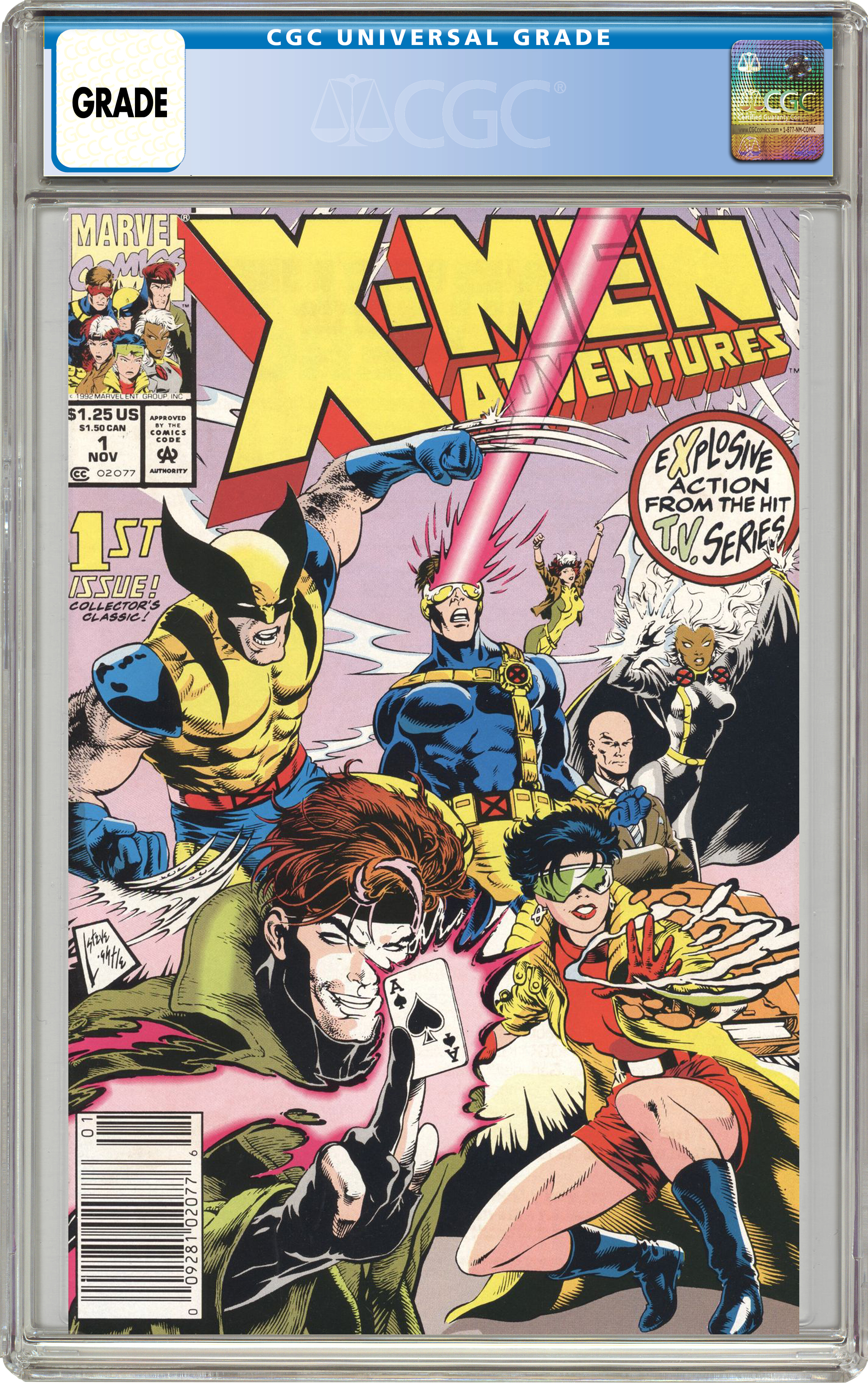 Marvel X-Men Adventures (1992 Marvel) Season I #1 Comic Book CGC