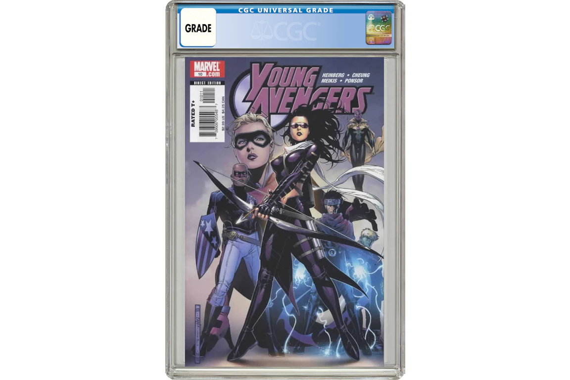 Marvel Young Avengers (2005) #10 Comic Book CGC Graded