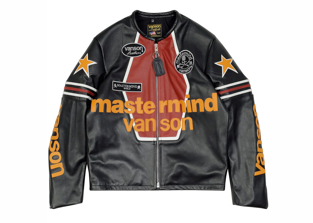 Mastermind World x Vanson Leather Star Jacket Multicolor Men's - US