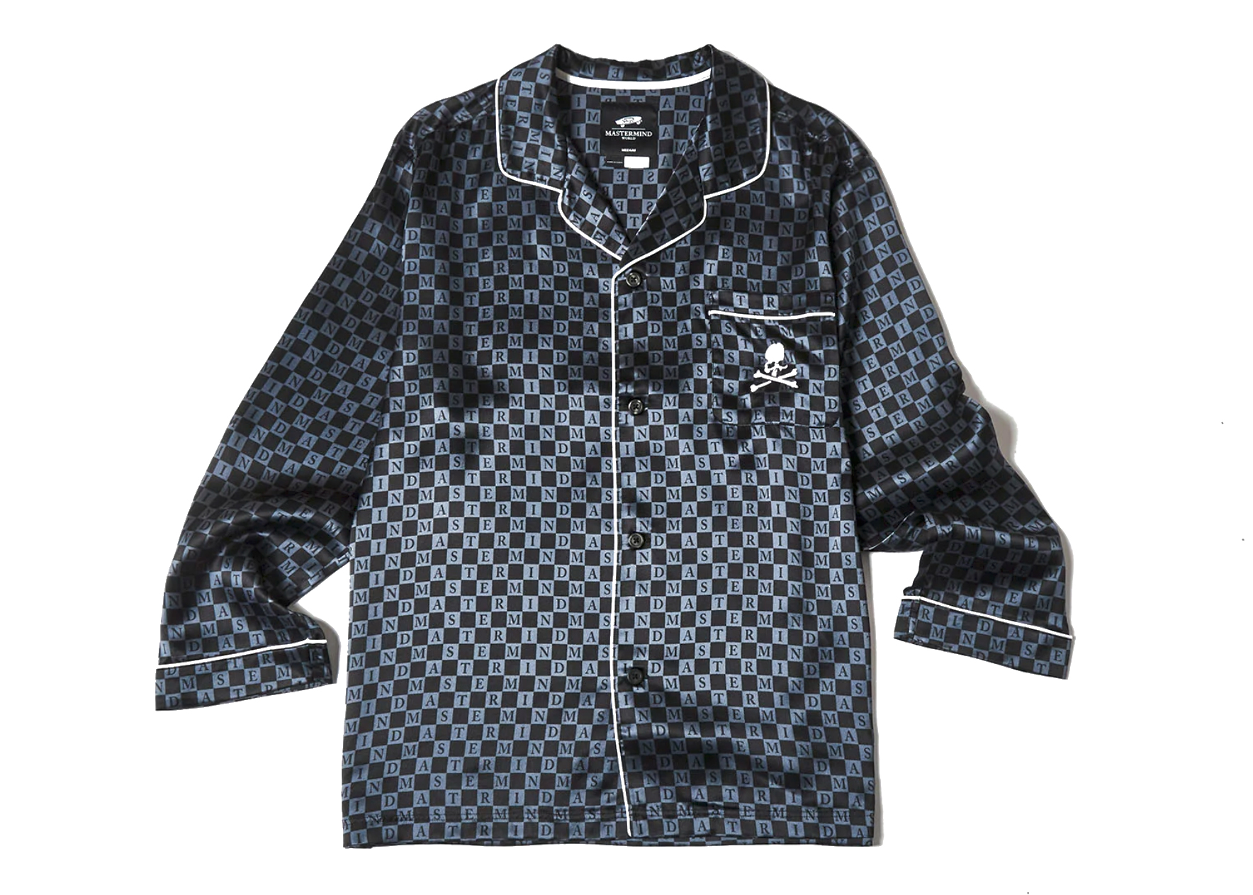 Mastermind x Vans Vault Silk Pajama Shirt Black