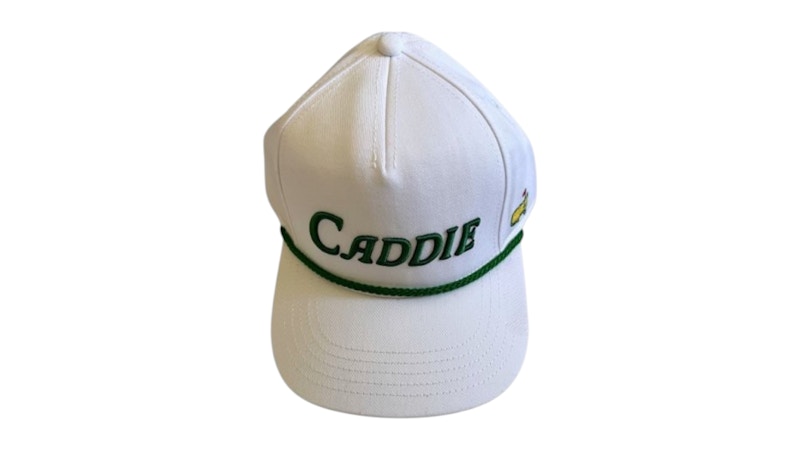 Masters Caddie Embroidered Rope Hat White