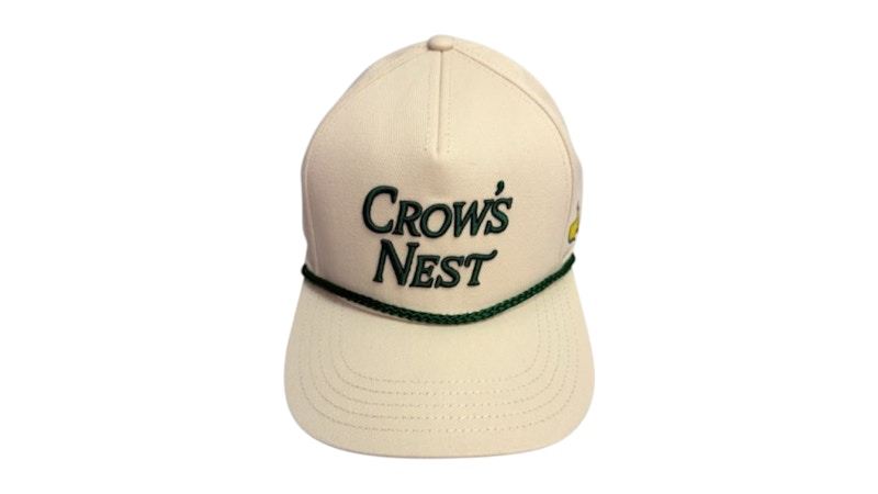 Masters Crow's Nest Lettering Rope Hat Green