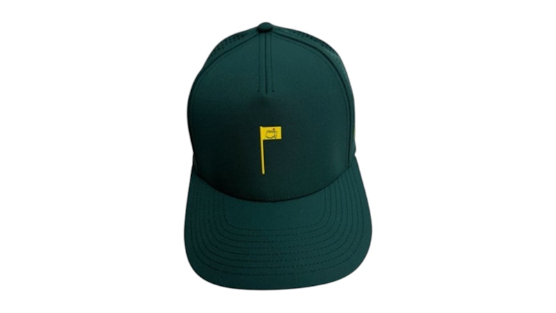 Masters Performance Iconic Yellow Flag Perforated Hat Green
