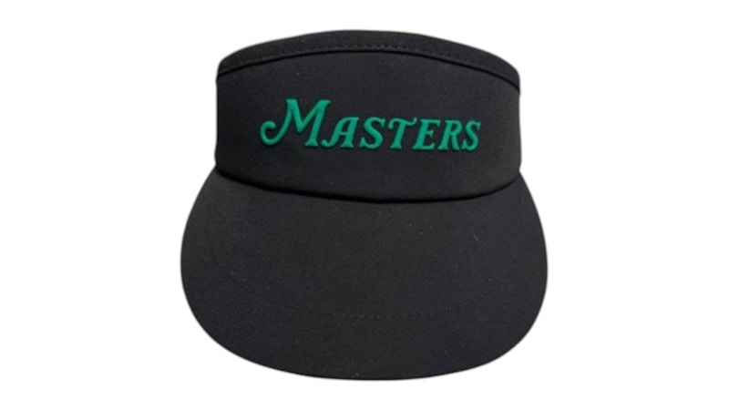 Visiera Masters Performance Tech Classic Raised Rubber Wordmark Nero