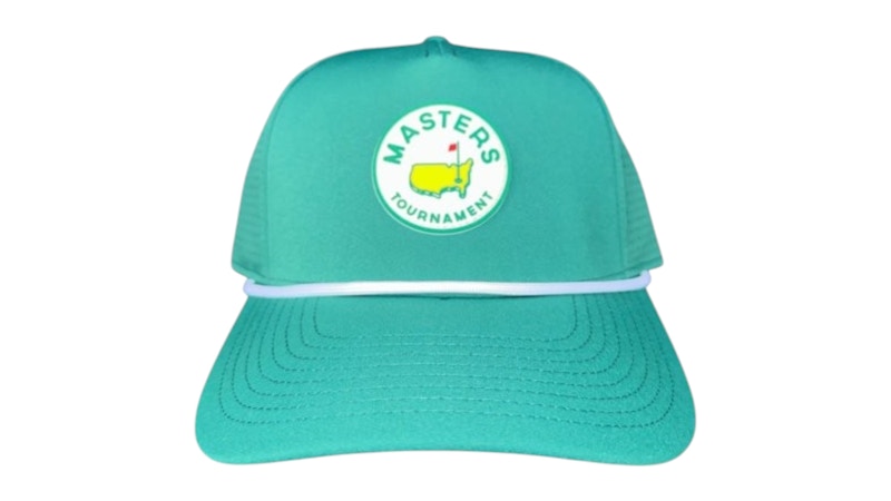 Masters Performance Tech Rubber Patch Rope Hat Green