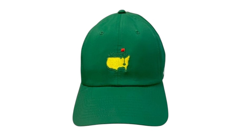 Masters Performance Tech With Wordmark Hat Green