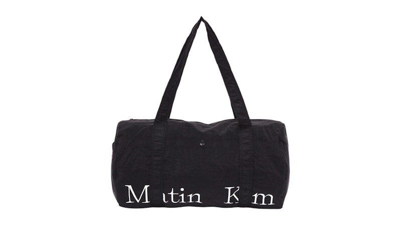 ☆MATIN KIM☆Glossy Logo Sporty Duffel Bag ボストンバッグ