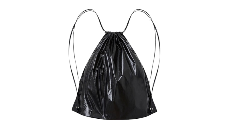 Pre-owned Matin Kim String Coating Backpack In Black