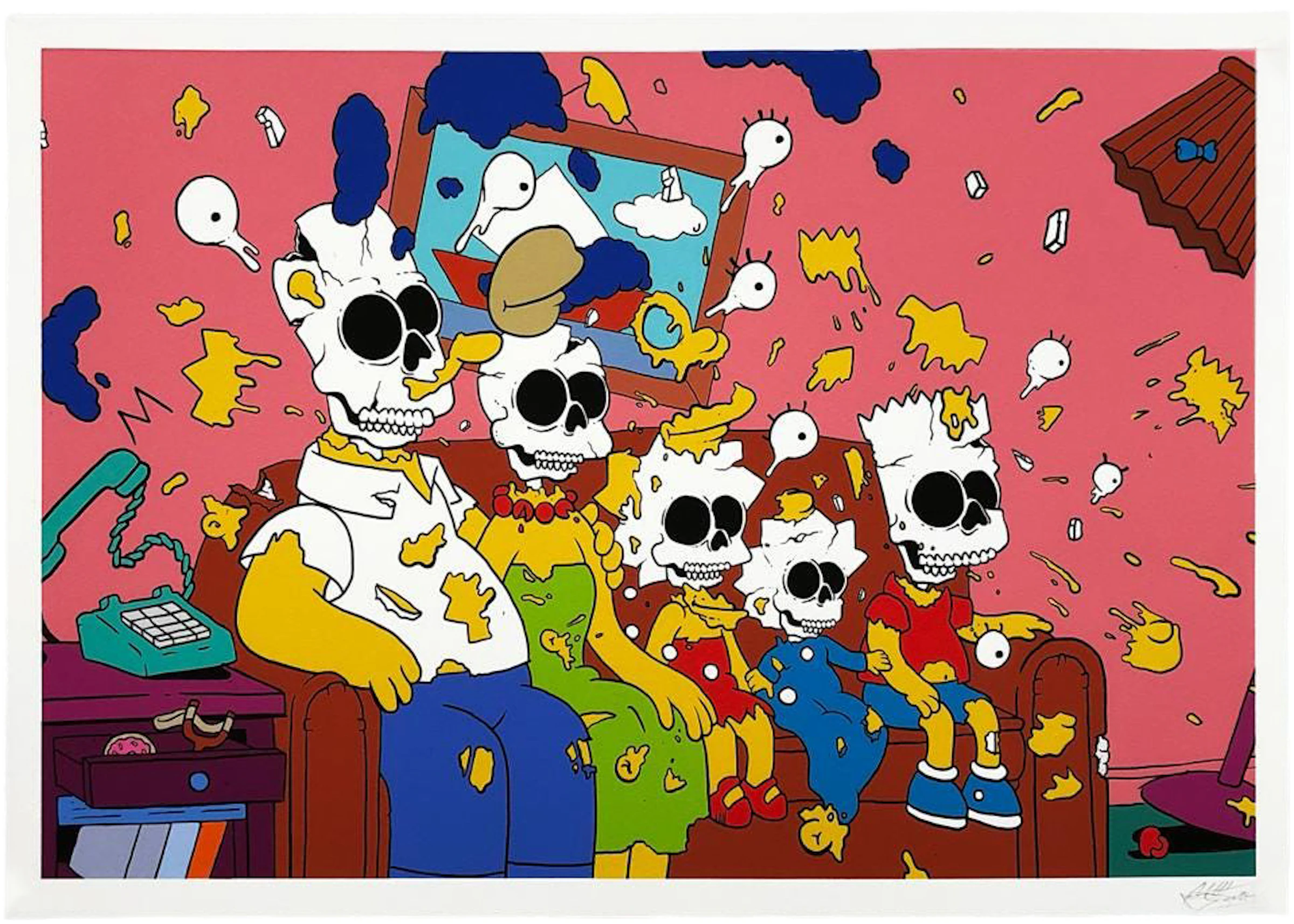 Matt Gondek The Simpsons Nuclear Family Print (Signed, Open Edition) - FW15  - US