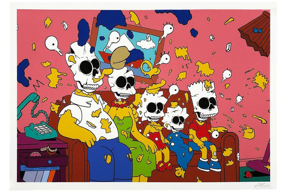 Matt Gondek The Simpsons Nuclear Family Print (Signed, Open Edition)