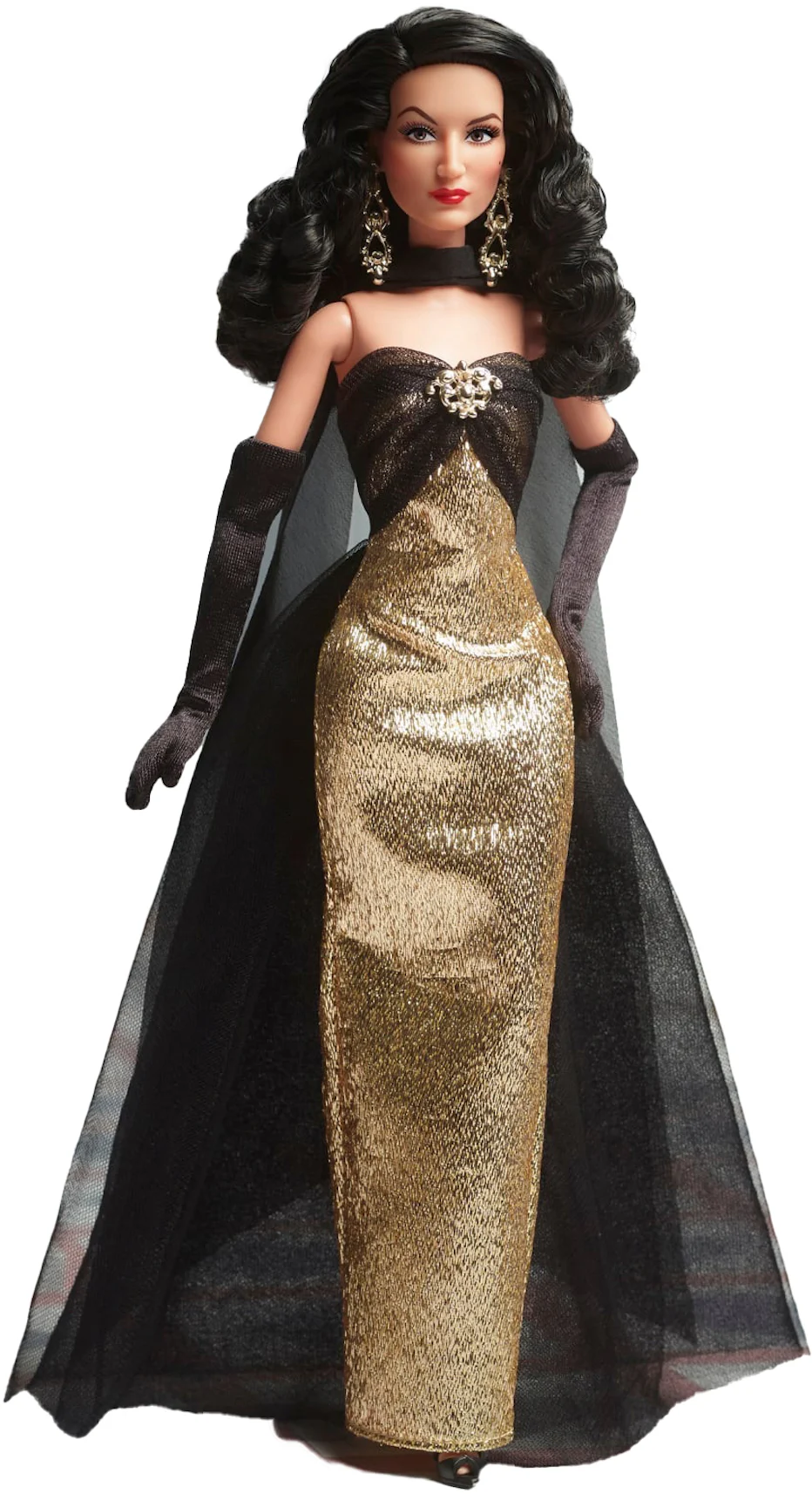 Mattel Barbie Signature Barbie in Gold Disco Jumpsuit Doll - US