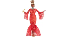 Mattel Barbie Queen of Salsa Celia Cruz in Red Lace Dress Doll
