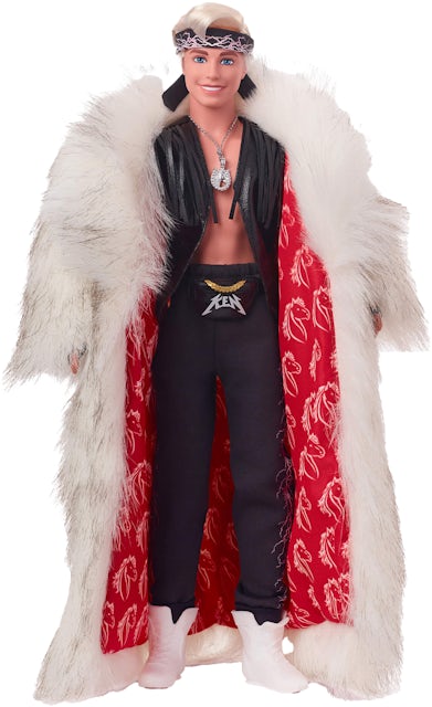  Barbie The Movie Collectible Ken Doll Wearing Black and White  Western Outfit (Exclusive) : Toys & Games