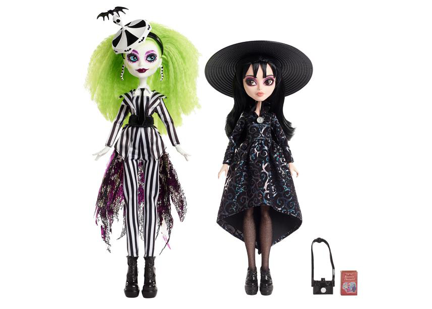 Mattel Beetlejuice & Lydia Deetz Monster High Skullector Doll 2