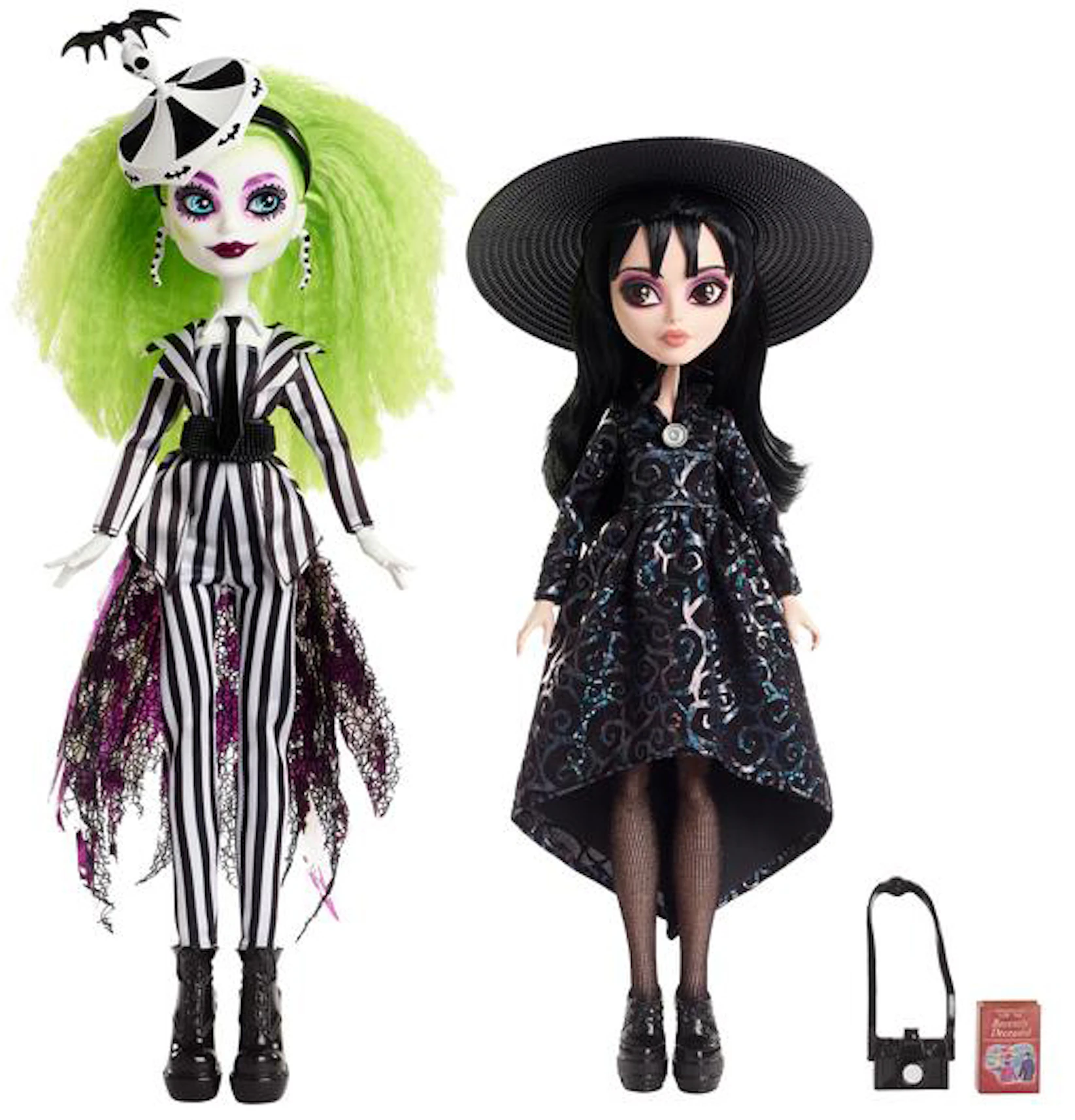 Beetlejuice & Lydia Deetz Monster High Skullector Doll 2-Pack - US