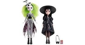 Mattel Creations Beetlejuice & Lydia Deetz Monster High Skullector Doll 2-Pack