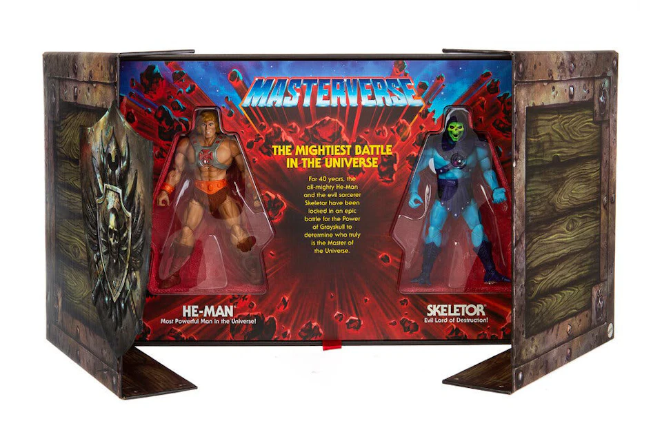 Mattel Creations Masters of the Universe He-Man vs. Skeletor 40th Anniversary 2022 SDCC Exclusive Action Figure 2-Pack