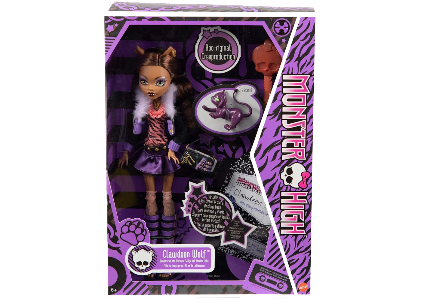 Doll Monster High Muñecas Clawdeen Wolf Clawdeen Wolf Muñeca