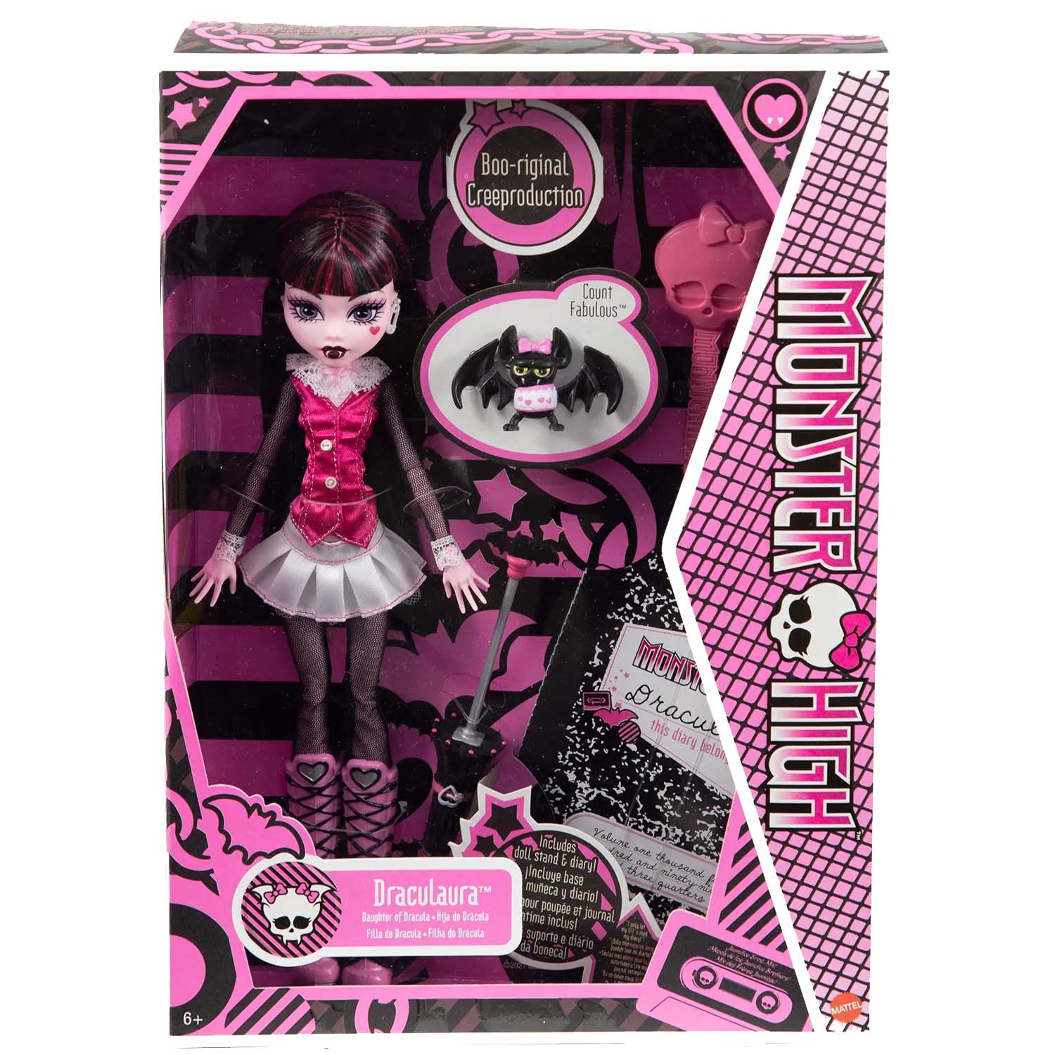 Mattel Monster High Draculaura Reproduction Doll - FW22 - JP
