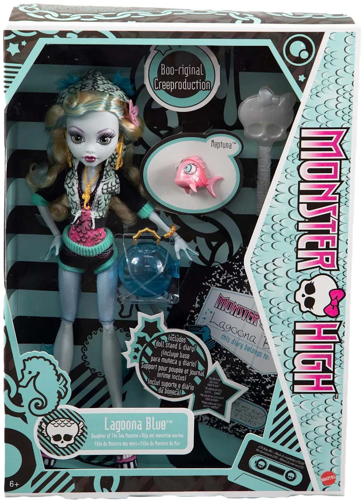 Mattel Monster High Lagoona Blue Reproduction Doll - FW22 - GB